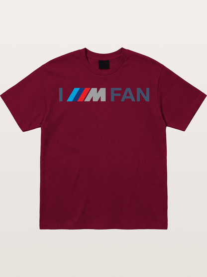 BMW M Fan Stripes Text Print Gildan T-shirt