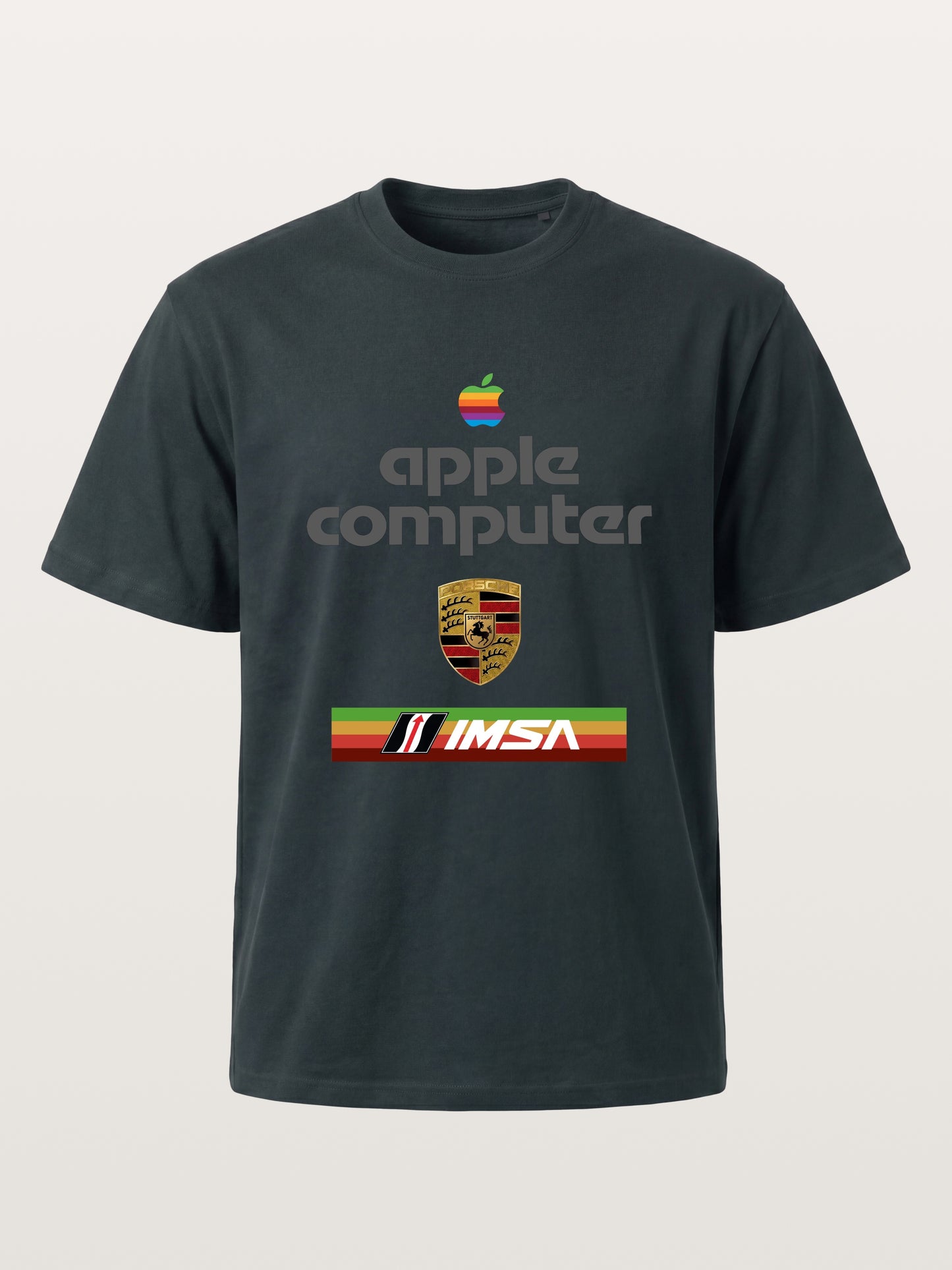 Apple IMSA Porsche Three Brand Combo Gildan T-shirt