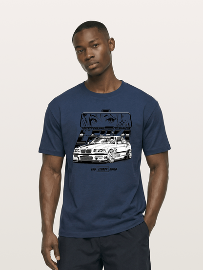 Vintage Race Car Cotton T-shirt