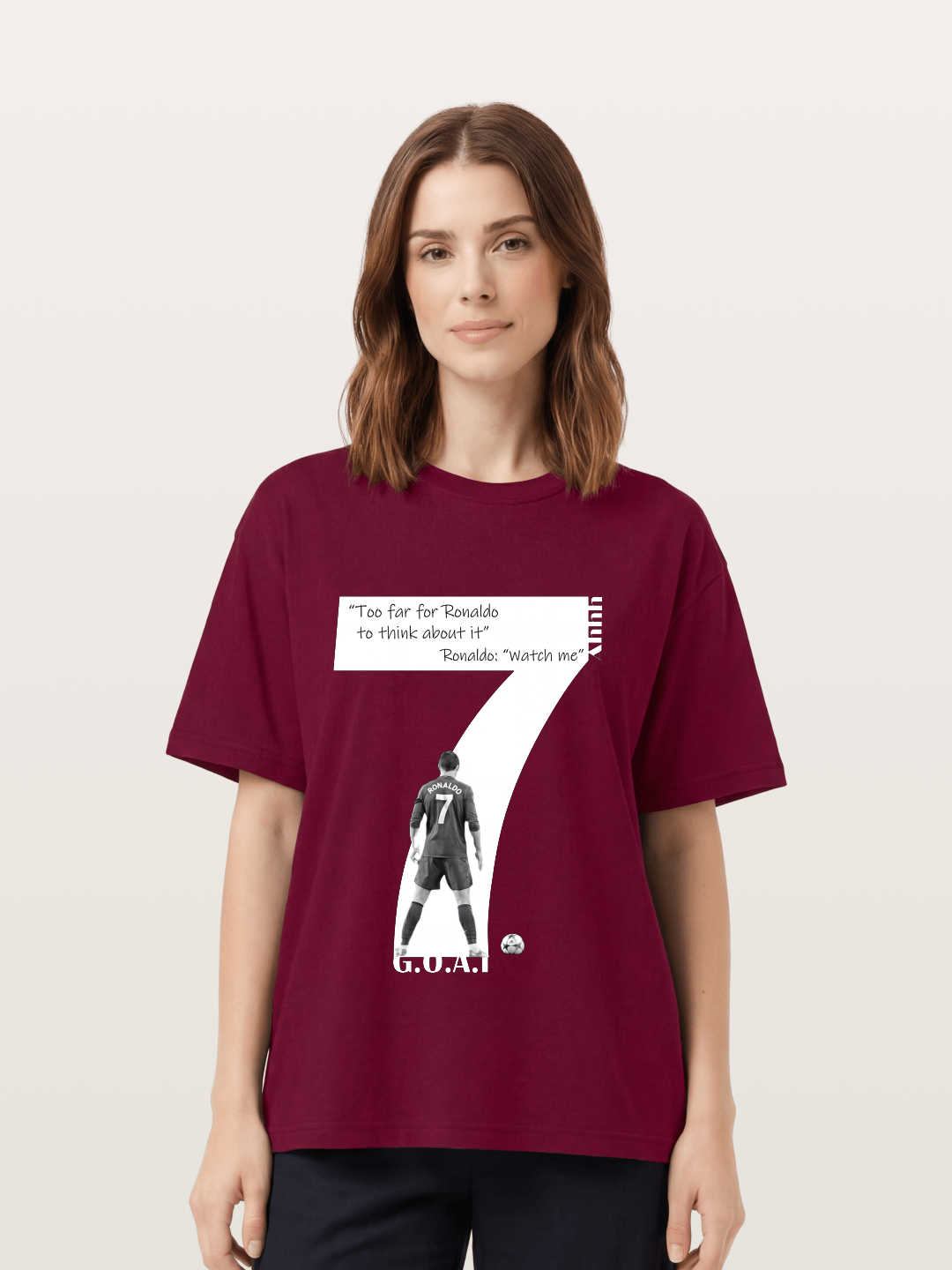 Ronaldo #7 Watch Me Quote Gildan T-shirt
