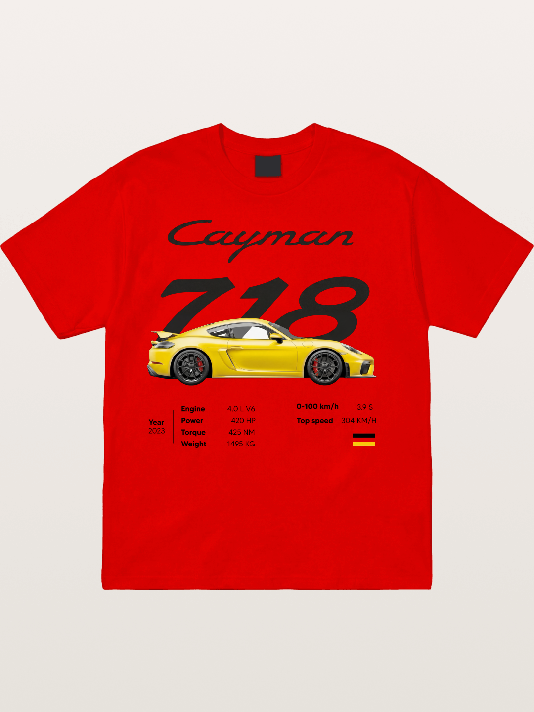 718 Porsche Vibe Cotton T-shirt
