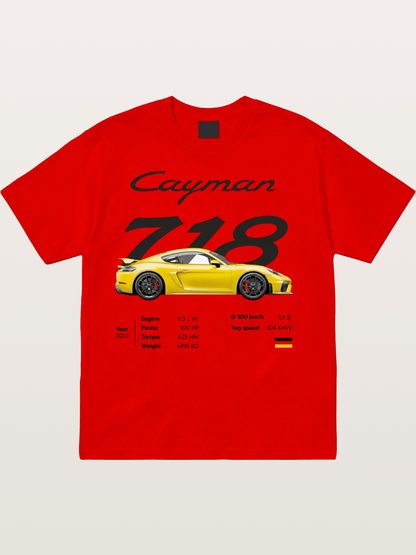 718 Porsche Vibe Cotton T-shirt