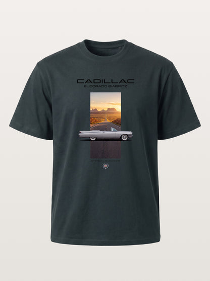 Cadillac Eldorado Desert Sunset Card Gildan T-shirt