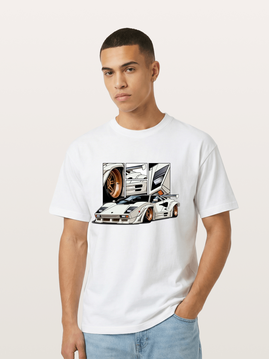 Supercar Collage Gildan T-shirt