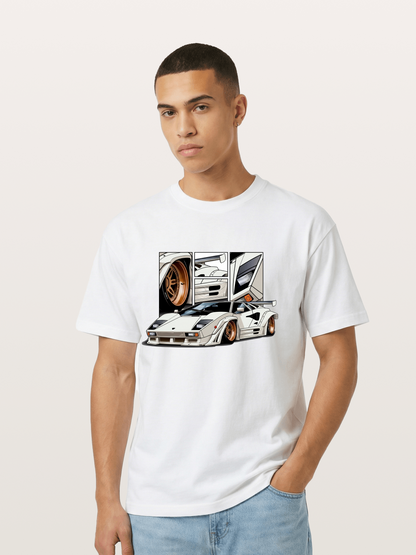 Supercar Collage Gildan T-shirt