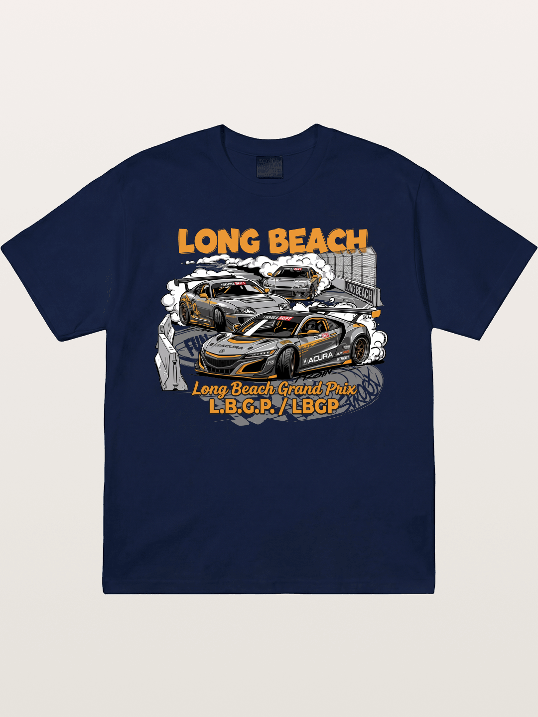 Long Beach Multi-Car Race Gildan T-shirt