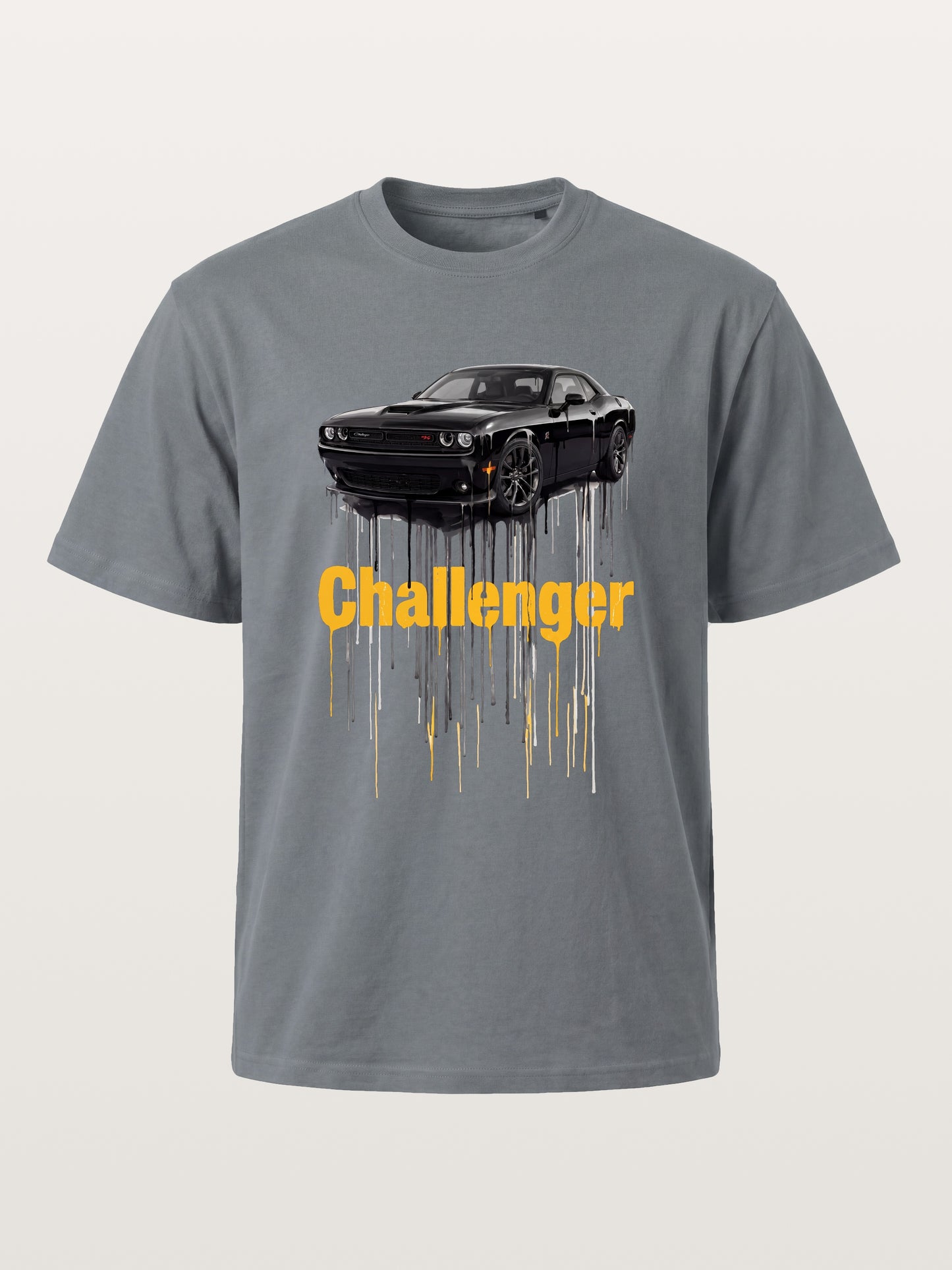 Drip Paint Challenger Poster Cotton T-shirt