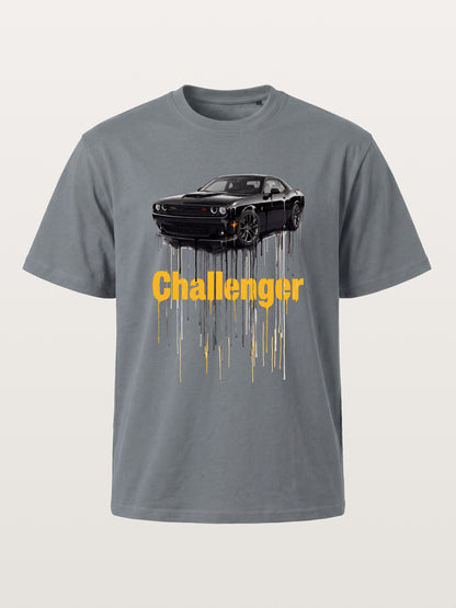Drip Paint Challenger Poster Cotton T-shirt