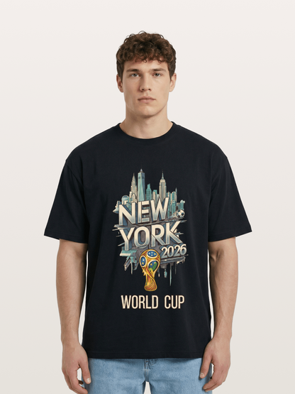 NYC World Cup 2026 Emblem Cotton T-shirt