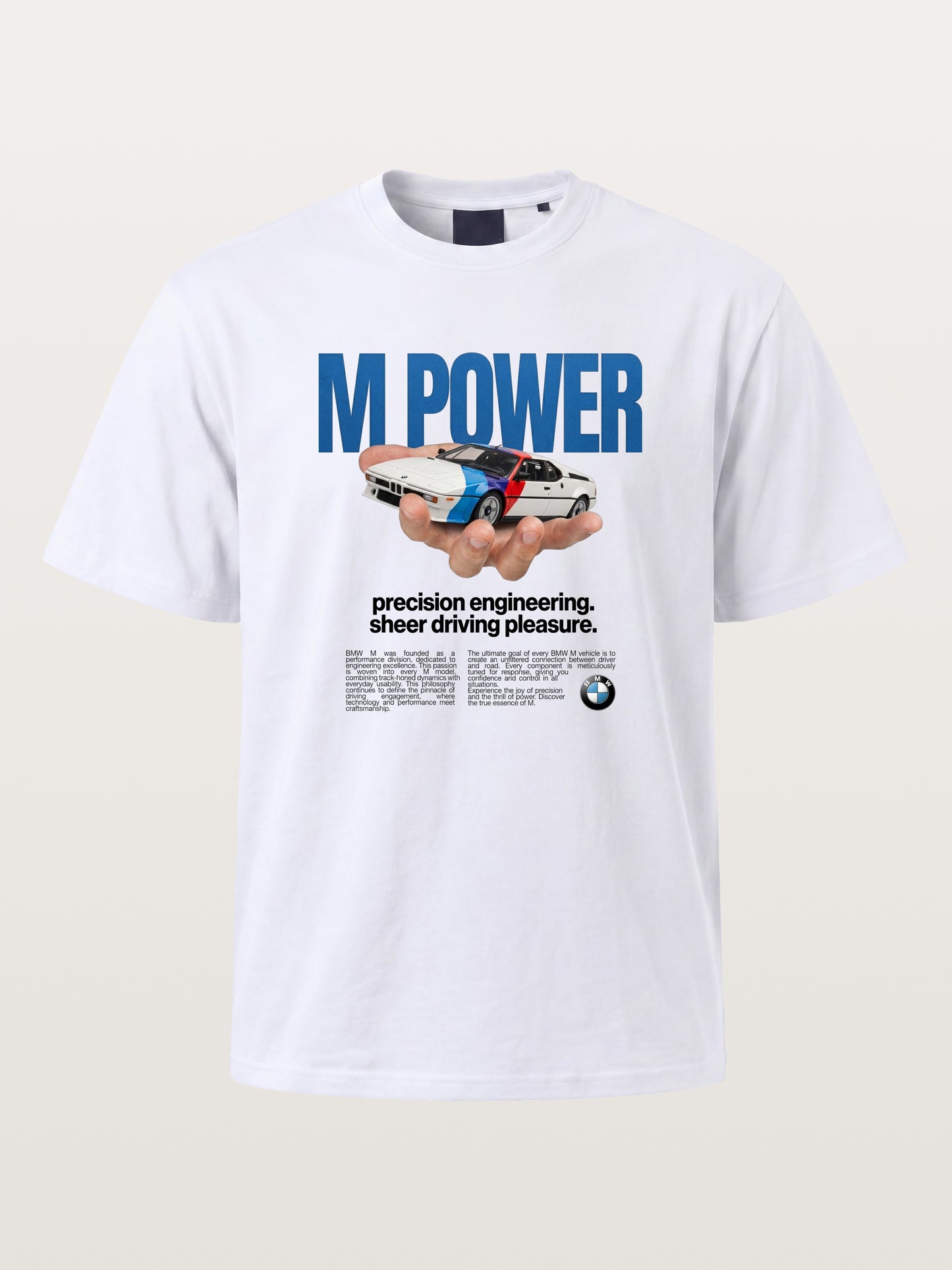 M Power Precision BMW Print Cotton T-shirt