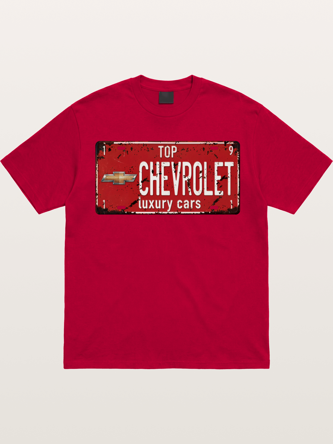 Chevrolet License Plate Gildan T-shirt