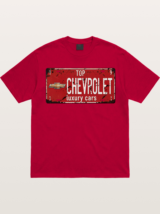 Chevrolet License Plate Gildan T-shirt