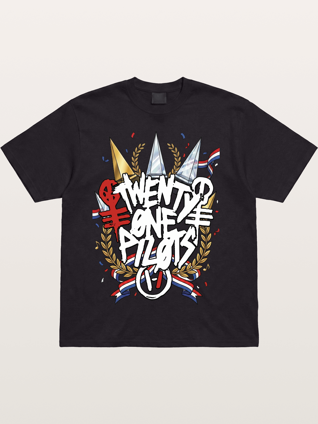 Twenty One Pilots Trophy Art Cotton T-shirt