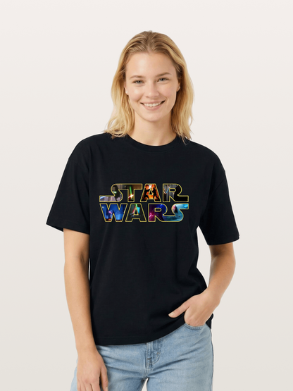 Star Wars Classic Logo Movie Gildan T-shirt