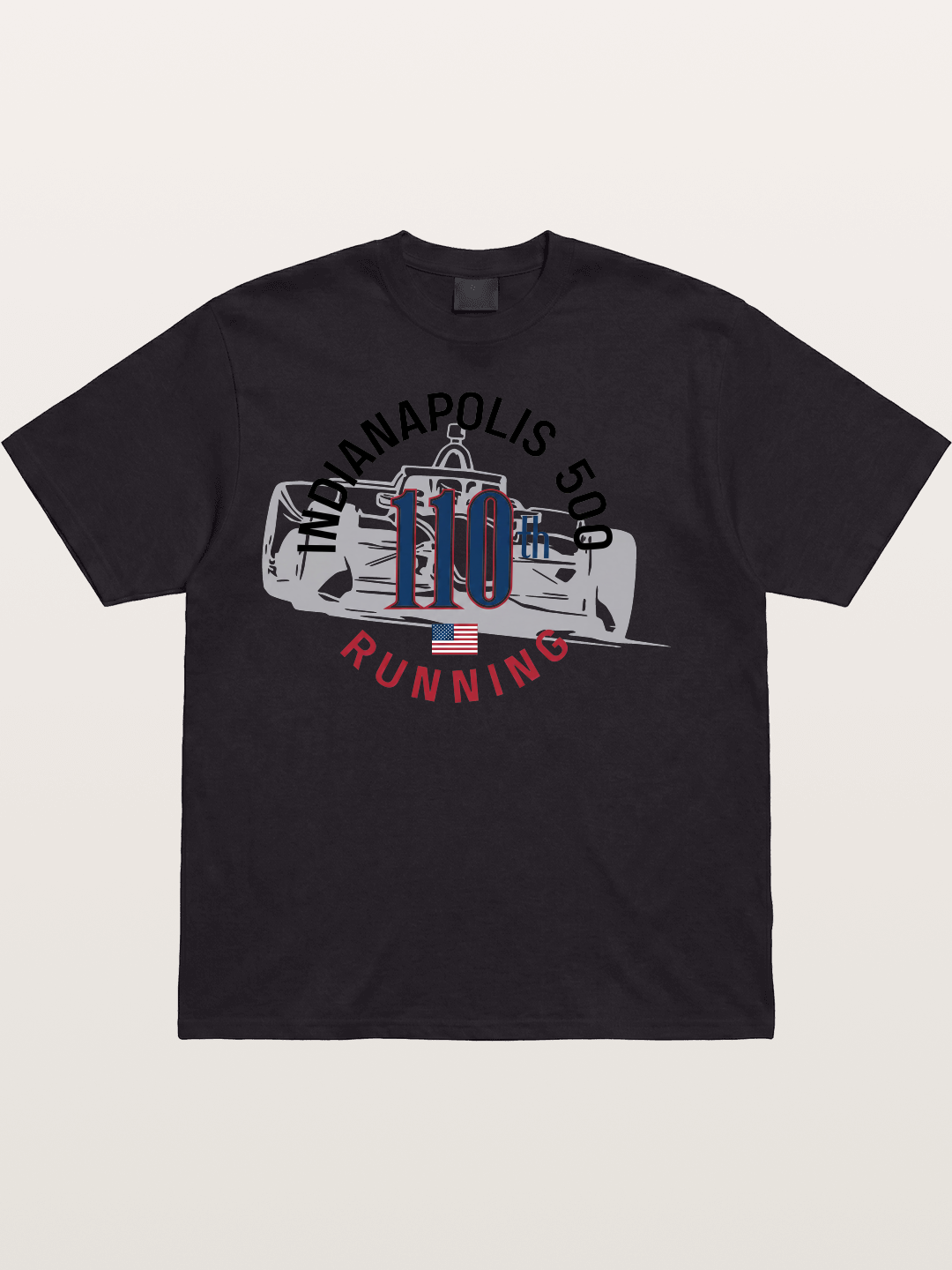Indy 500 110th Anniversary Emblem Cotton T-shirt