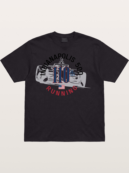 Indy 500 110th Anniversary Emblem Cotton T-shirt