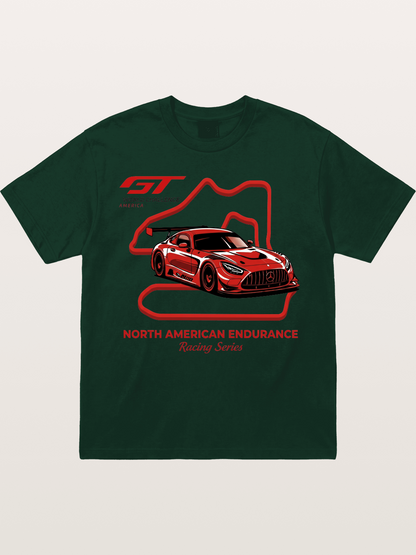 Mercedes AMG GT Race Track Art Gildan T-shirt