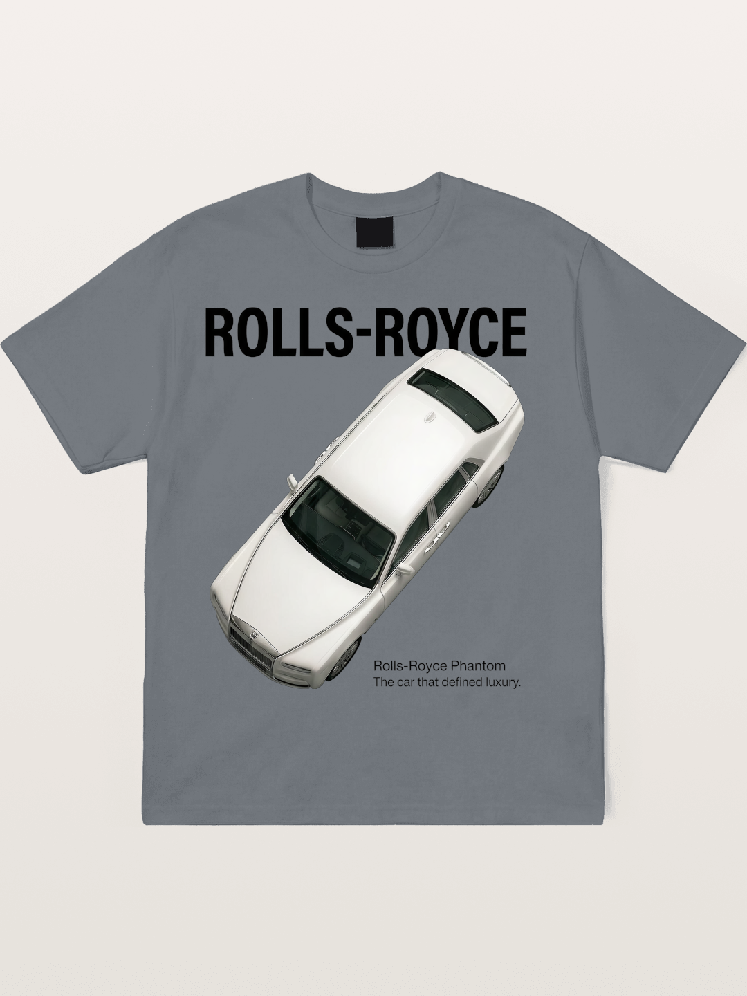Rolls Royce Phantom Print Cotton T-shirt