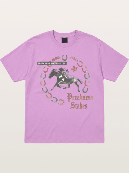 Preakness Stakes Horseshoe Art Gildan T-shirt