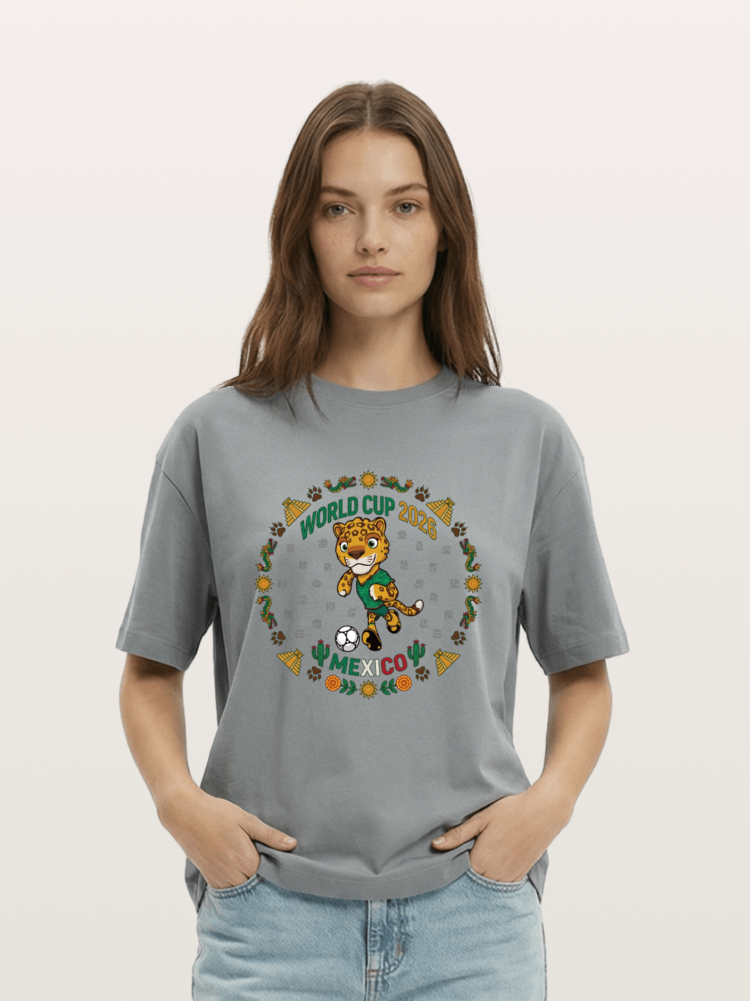 Mexico 2026 World Cup Mascot Gildan T-shirt