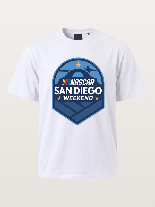 NASCAR San Diego Shield Emblem Cotton T-shirt