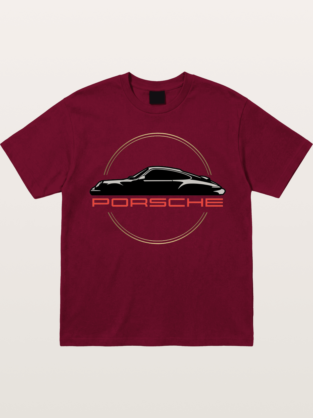 Porsche Silhouette Logo Art Gildan T-shirt