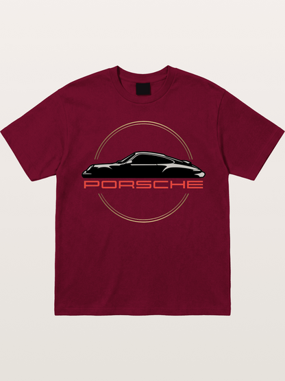 Porsche Silhouette Logo Art Gildan T-shirt