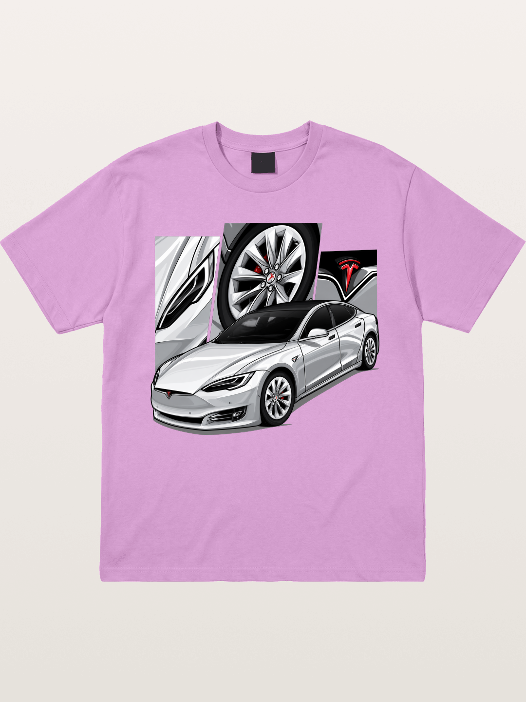 Tesla Model 3 Artwork Gildan T-shirt