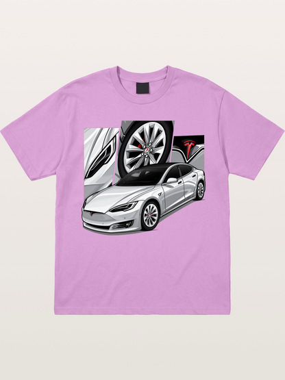 Tesla Model 3 Artwork Gildan T-shirt