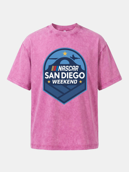 NASCAR San Diego Shield Emblem Washed T-shirt