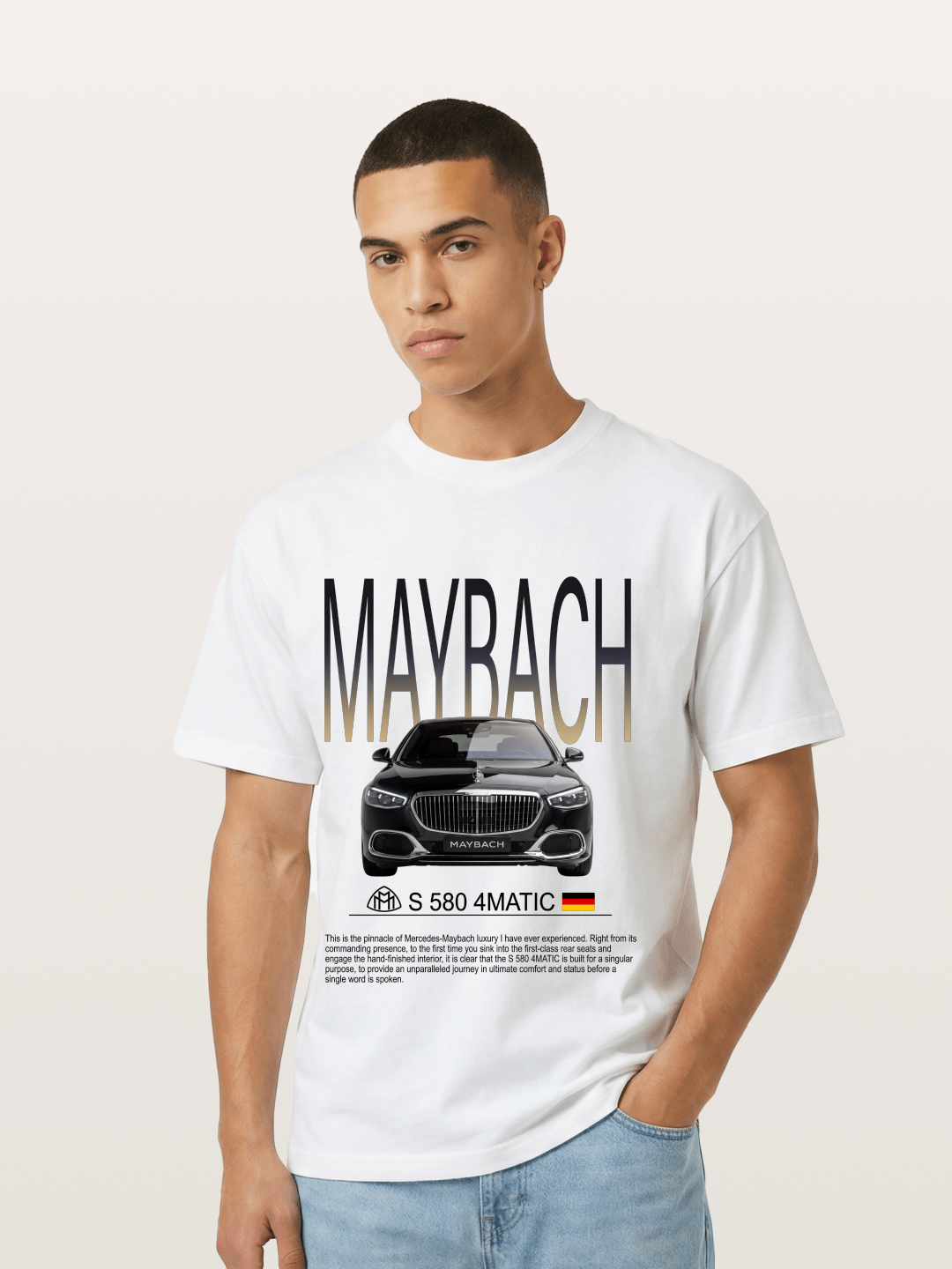 Maybach Luxury Sedan Poster Gildan T-shirt