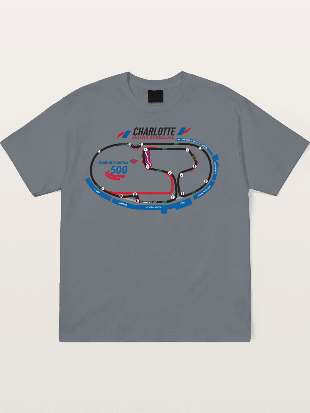 Charlotte Bank Of America 500 Cotton T-shirt