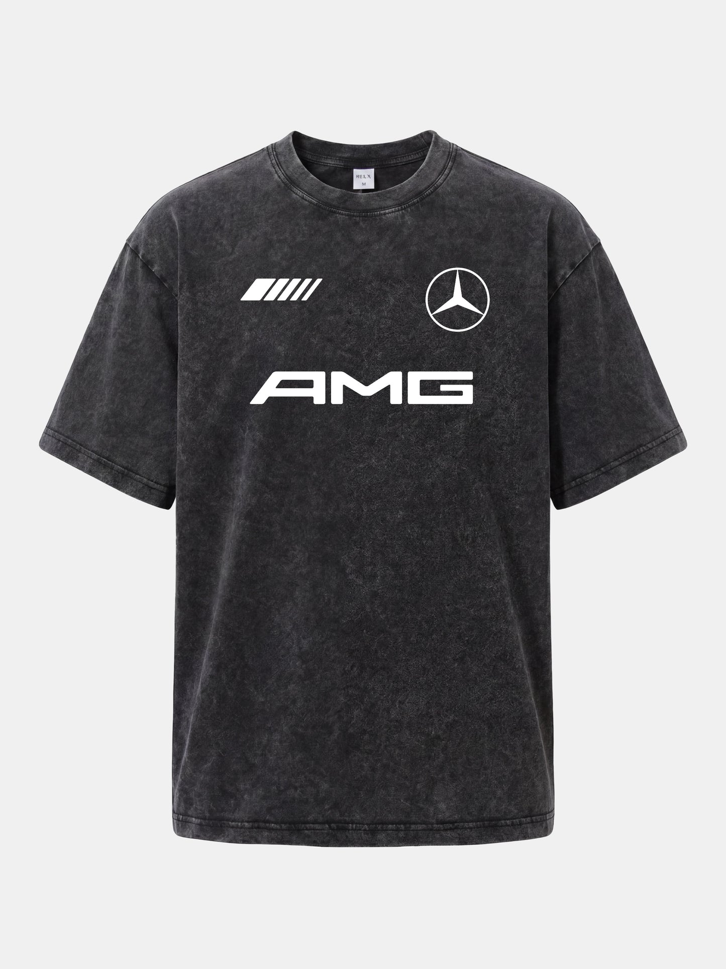 Mercedes AMG Three Element Dark Layout Washed T-shirt
