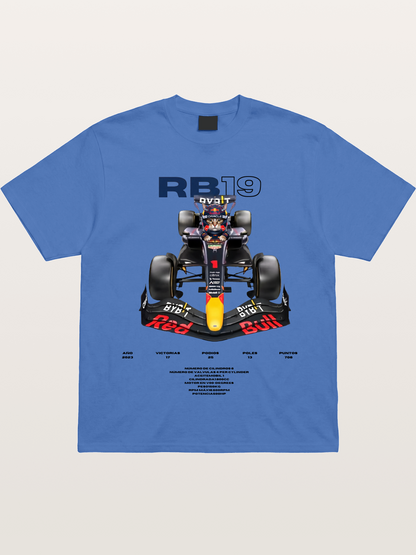 Cat Driving Red Bull F1 Gildan T-shirt