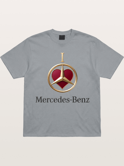 Mercedes Love Logo Art Gildan T-shirt