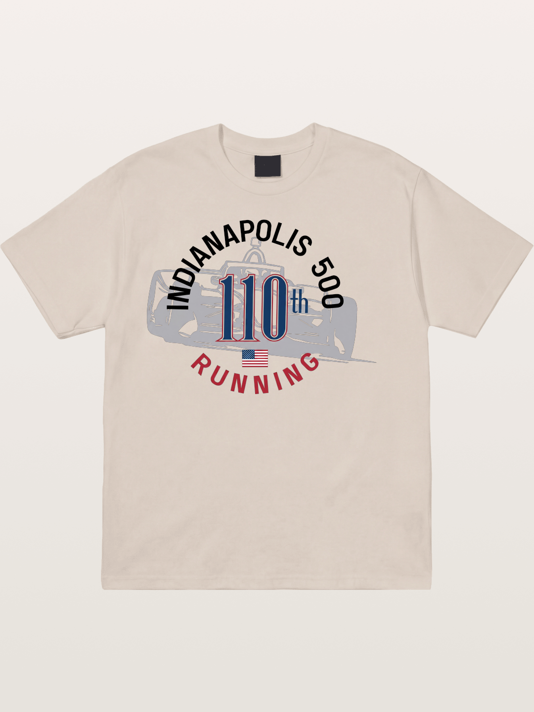 Indy 500 110th Anniversary Emblem Cotton T-shirt