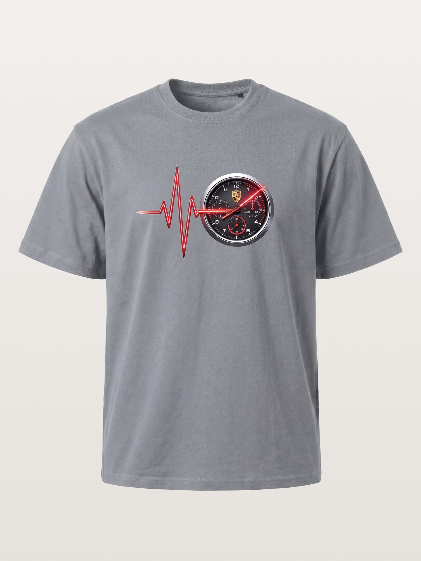 Heartbeat Line Porsche Dash Gauge Gildan T-shirt