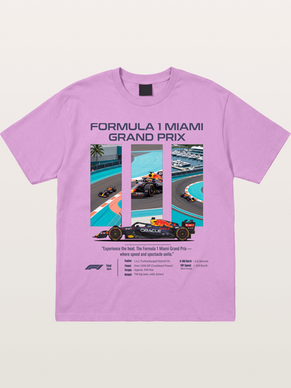 Miami Red Bull Race Art Gildan T-shirt
