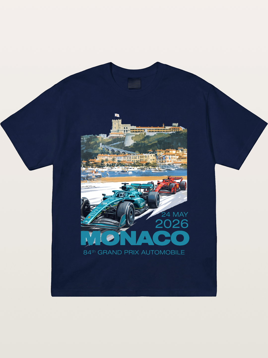2026 Monaco Grand Prix Race Cars Scene Gildan T-shirt
