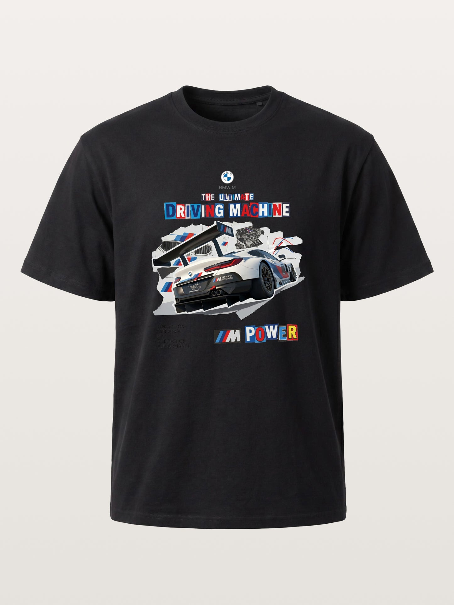 BMW M Power Race Car Art Gildan T-shirt