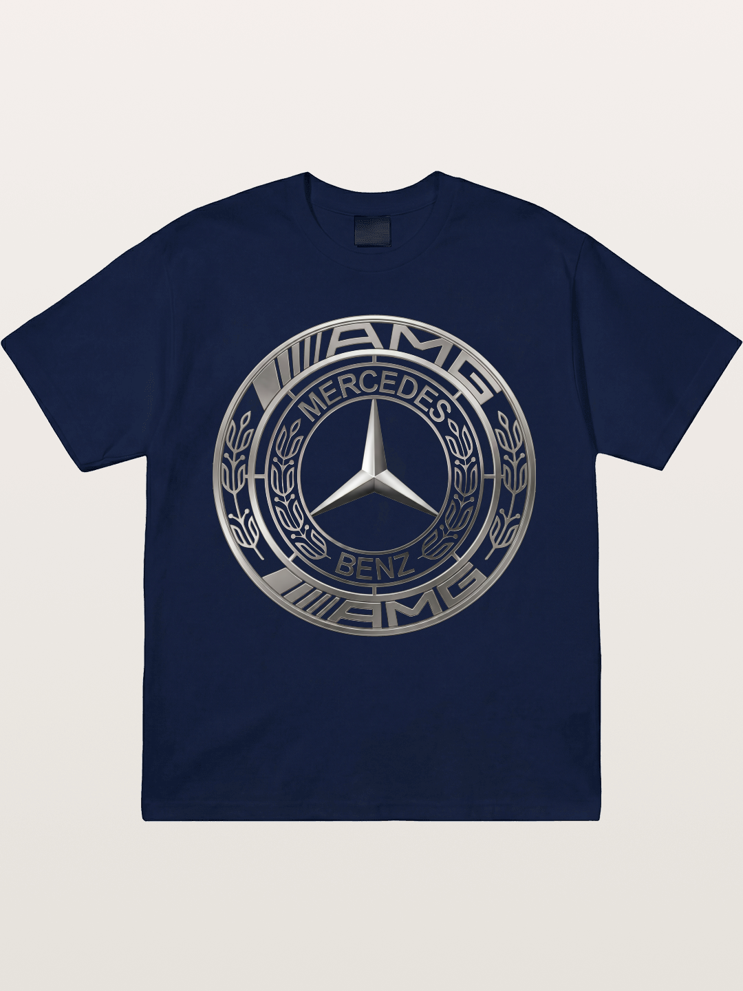 Mercedes-Benz Silver Logo Gildan T-shirt