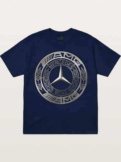 Mercedes-Benz Silver Logo Gildan T-shirt