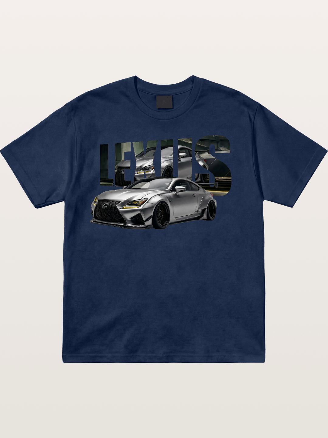 Lexus RC F Overlay Logo Art Cotton T-shirt