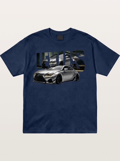 Lexus RC F Overlay Logo Art Cotton T-shirt