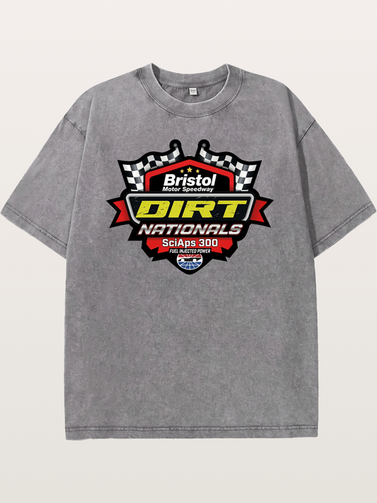 Bristol Dirt Nationals Logo Washed T-shirt