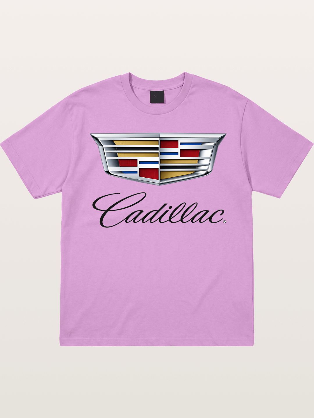Cadillac Emblem Script Print Gildan T-shirt