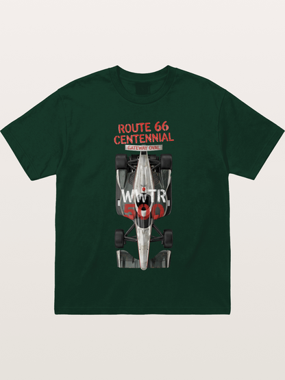 Back View Route66 IndyCar Gildan T-shirt