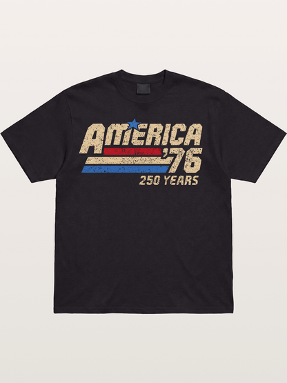 Vintage America '76 250 Years Cotton T-shirt