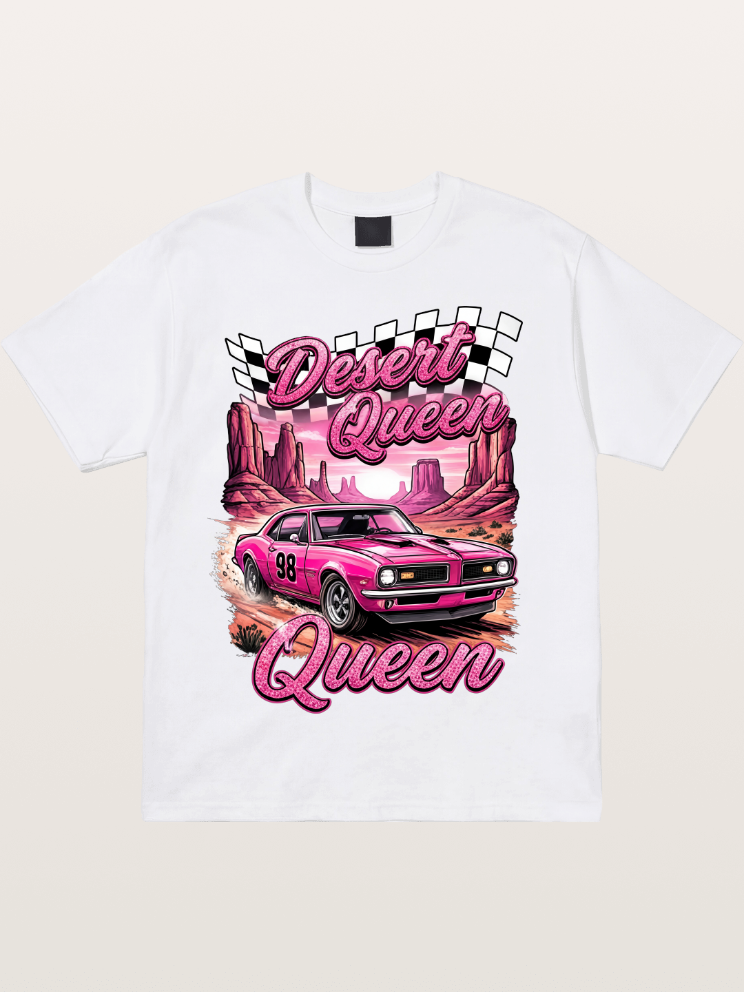 Desert Queen Racer Cotton T-shirt