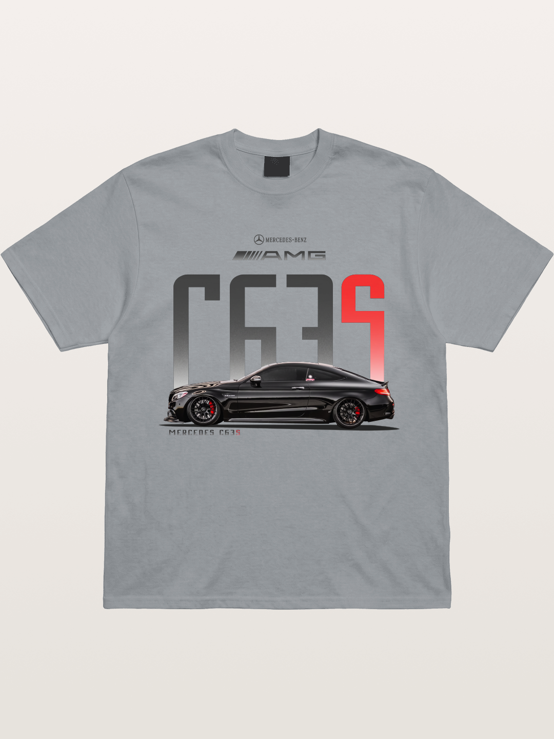 C63S AMG Black Mercedes Sports Car Gildan T-shirt